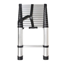 mitoharet 12.5FT Telescoping Ladders, Lightweight Collapsible Ladders, Aluminum Retractable Ladder, Single-Sided Ladder Telescopic Compact for Home,330LB Capacity