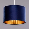 CGC Lighting CGC Lighting Modern Velvet 30cm Drum Ceiling Lamp