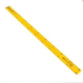 Metro De Plástico Para Uso De Profesores (regla 100 Cm.) Color Amarillo                                                                               