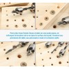 Oumefar Countersunk Drill Set, Metal Countersink Drill Biting Countersink Drill
