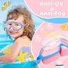 Vvinca Kids Swimming Goggles with Nose Guard