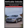 BriYorWay Vent Shades Rain Guards for Buick Lacrosse 2010 2011