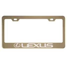 MVP Gold License Plate Frame For Lexus