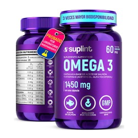 Omega 3 de Aceite de Salmn 3420 mg  Alto Contenido de EPA, DHA y Vitamina E  Suplemento Natural para Corazn, Cerebro y Articulaciones  Sin Gluten,... 