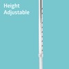 Medline Aluminum-Chrome Offset Walking Cane, Adjusts 29–38” & Supports Up