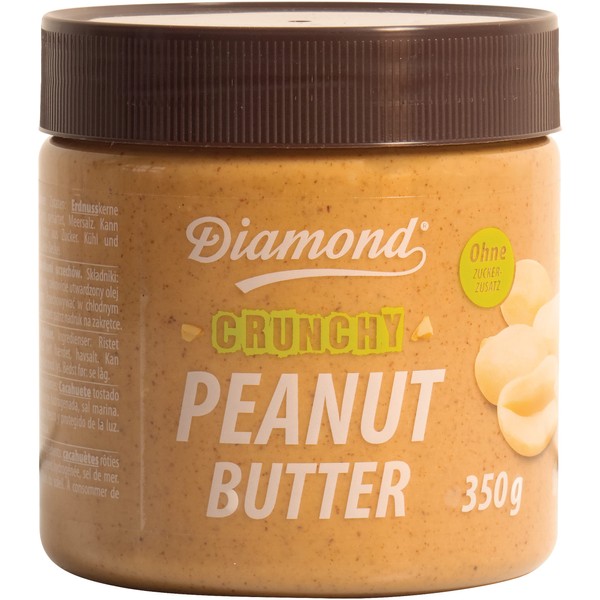 DIAMOND Peanut Butter, Crunchy with Peanut Pieces - 1 x 350 g