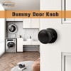 Probrico Dummy Door Knobs Half Door Handles for Closet French