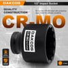 DAKCOS 1/2" Drive 41mm Socket 12 Ponit Impact Wrench Socket
