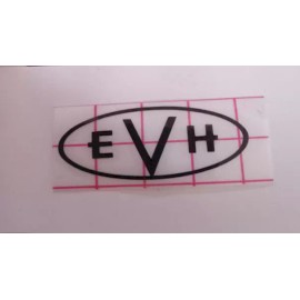 EVH Guitar Headstock Vinyl Cut Decal Sticker Logo For Guitar Restoration - Red