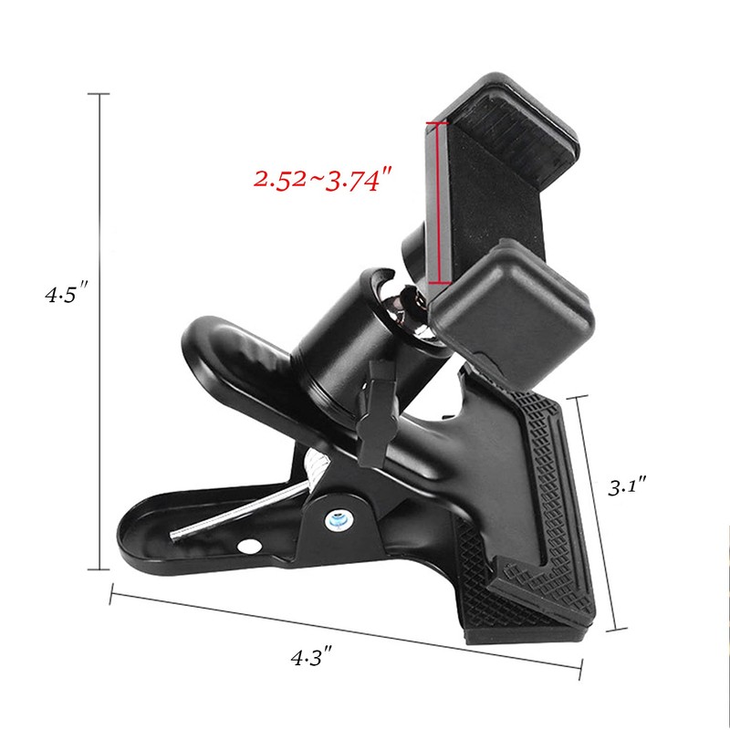 RockCheems Guitar Head Phone Holder Mount for Live Broadcast Teaching