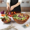 AIDEA Salad Bowls, Wooden Salad Bowls Set, Large Acacia Wood