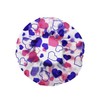 LJY 13 Pieces Assorted Shower Caps Elastic Waterproof Plastic Bathing