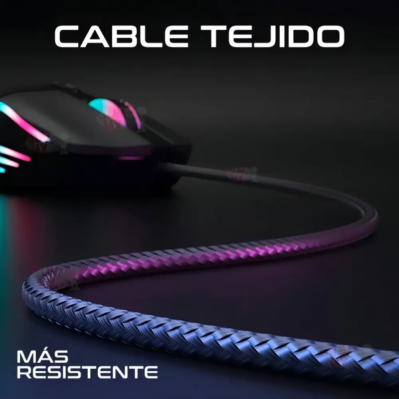 Mouse Gamer Gaming Havit Hv-ms1027 2400dpi 6 Botones Negro