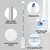 Snap Grip Mini Mop with 6 Washable Pads, Dust Mop
