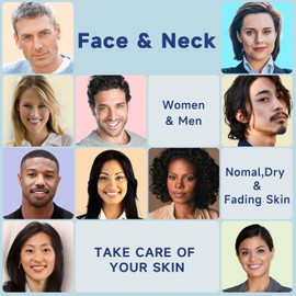 Face Moisturizer Retinol Cream - Neck Collagen Creams for Tightening and Firming - Anti Aging Day & Night Facial Moisturizer for Women & Men, Tighten and Lift Wrinkle Cream - 2-Pack