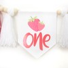 Strawberry Highchair Banner For 1st Birthday，Sweet One Birthday Party Decorations，Berry