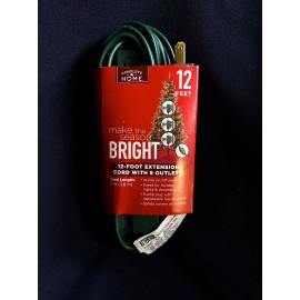 Make the Season Bright - 12 Ft. Extension Cord - 9 Outlets