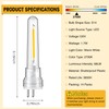 Meonum 14-Pack S14 Bulbs for Outdoor String Lights, 1.7W Dimmable