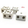 4Pcs Insulation High Temp Porcelain Ceramic Terminal Block AC 380V