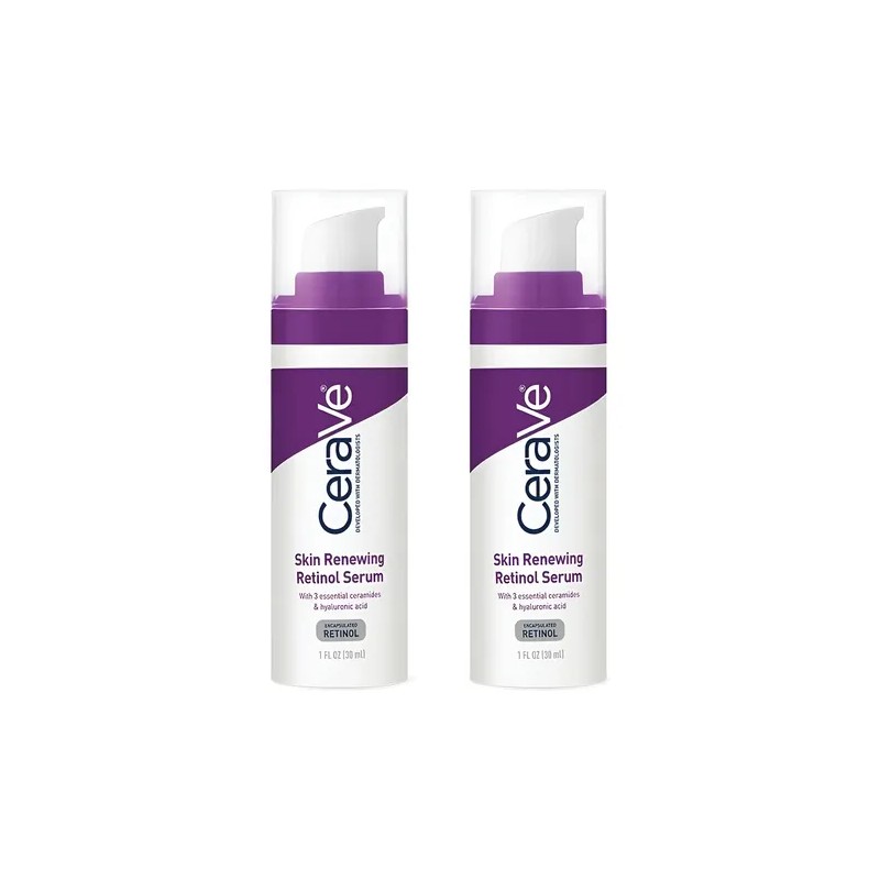 Cerave Serum Retinol Renewing 30ml 2 Botellas Momento De Aplicación