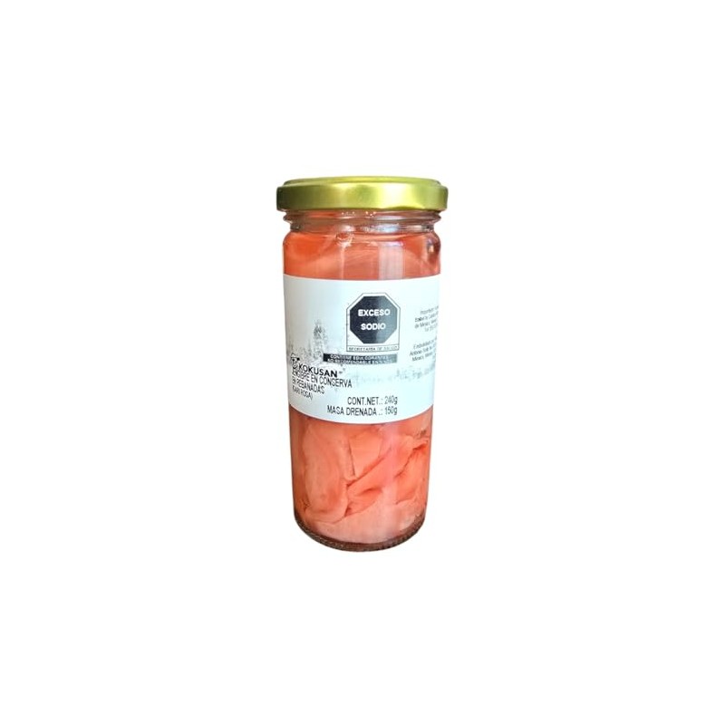 Jengibre de sushi encurtido, japonés rosa Gari Sushi jengibre 240