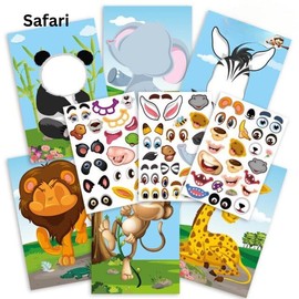 Make a Face Sticker Games - Animal Edition - Style: Safari