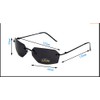 Matrix Agent Smith Square Sunglasses men Ultralight Rimless, Black, Normal