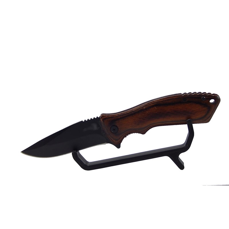 Black Knife Display Stand Rack Holder Organizer For 1 Single