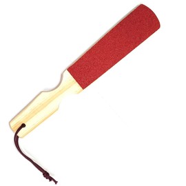 Maple Foot File Callus Remover-Wooden Ped Foot Scrubber Filer for Dead Skin-Double Sided Foot Scraper Exfoliator for Dry and Wet Feet Care - Spa Quality Foot Rasp Grater Pedicure Tools (PACK OF 1)