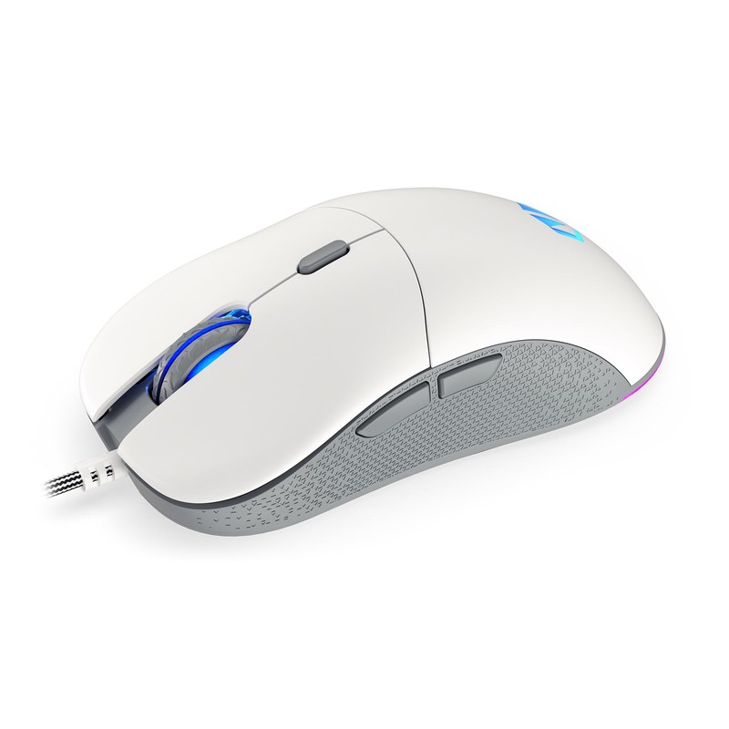 ENDORFY GEM Plus Onyx White Gaming Mouse RGB, Ultralight Wired