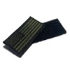 Mini American Flag Patch 2x1" OD Green (Hook/Loop Back) Embroidered