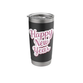 Happy New Year 2025 New Years Eve Stainless Steel Insulated Tumbler