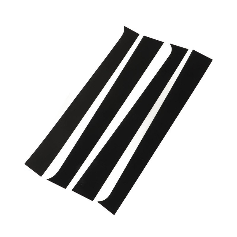 4pcs Black Pillar Posts Door Trim B Pillar Posts Door