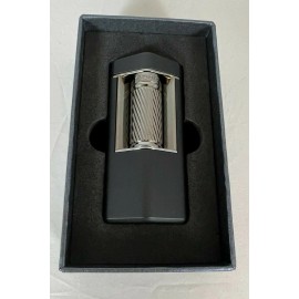 Xikar Meridian Triple Soft-Flame Lighter Black and Gunmetal 600BKGM BRAND NEW