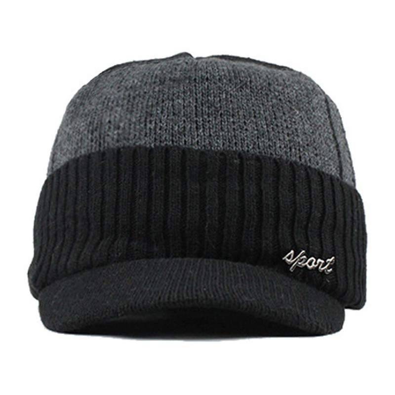 Yixda Men's Winter Warm Beanie Hat Knitted Hat Cap with