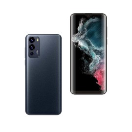 JoskaA Cell Phone，S21+Urtra，Android Smartphone ，Internal Battery，1G RAM 16G ROM，Only Supports Dual SIM Card Frequency Band of 3GWCDMA ：850/1700/2100MHZ，6.52 inch Screen（2black）