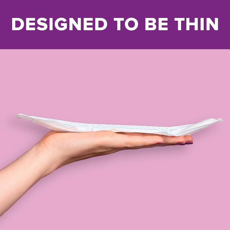 Poise Ultra Thin Incontinence Pads with Wings & Postpartum Incontinence