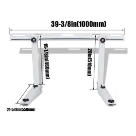 HECASA Steel Universal Outdoor Wall Mounting Bracket Compatible with Outside Ductless AC Mini Split Air Conditioners Heat Pump Systems 265 Lbs