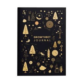 GrowthBet Bullet Journal – Transform Your Goals into Reality | Handmade, Undated, Multi-Sectioned | Perfect for Productivity, Self-Growth & Wellness