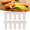 10Pcs 2 in 1 Kitchen Peeler Stainless Steel Potato Vegetable