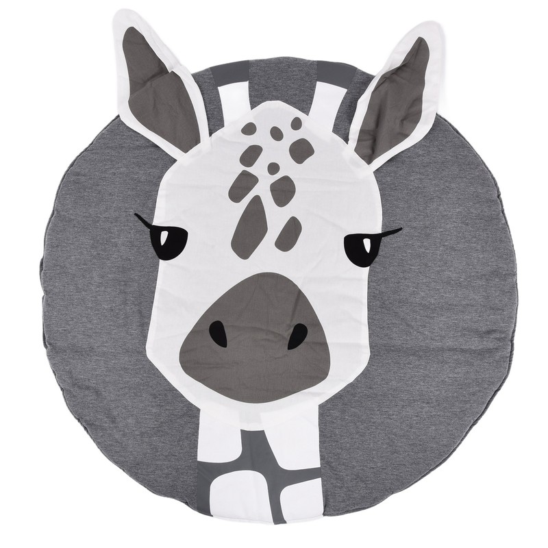 Soft Cotton Baby Play Mat Giraffe Pattern Wide Application Baby