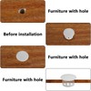 Cjueiom 60pcs 10mm / 3/8" Hole Plugs White Plastic Hole