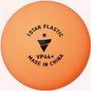 VICTAS VP44+ 1 Star 3-Pack Table Tennis Balls Large Balls