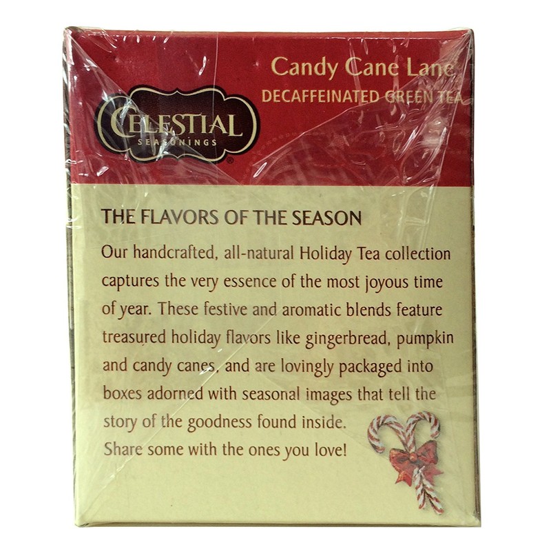 Celestial Seasonings Tea Decaf Candy Cane Lane (Pack of 3)