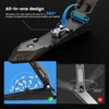 INXEN Nail Clippers for Men with Catcher – No Splash,