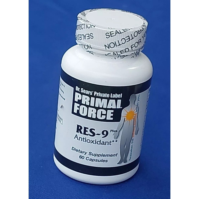 Dr. Sears' Primal Force RES-9 Plus Antioxidant 60 Caps -