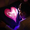 Illuminated Apparel Glow Sketch Interactive Glow In The Dark Pillow