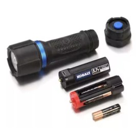 Kobalt Rechargeable 700 Lumen LED Flashlight Waterproof Drop Proof - Batteries Included