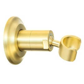 High Sierra Showerheads® - All Metal Wall Holder for Handheld Shower Heads - Brushed Gold Finish