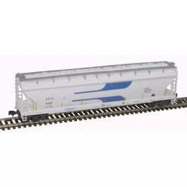 Atlas N PRESSUREAIDE COVERED HOPPER ACFX [VENTURI] W/ CONSPICUITY STRIPES #51405